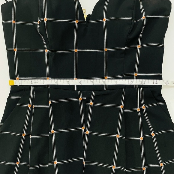 Shona Joy Paralleled Jumpsuit Plaid Check‎ Bustier - Picture 10 of 11